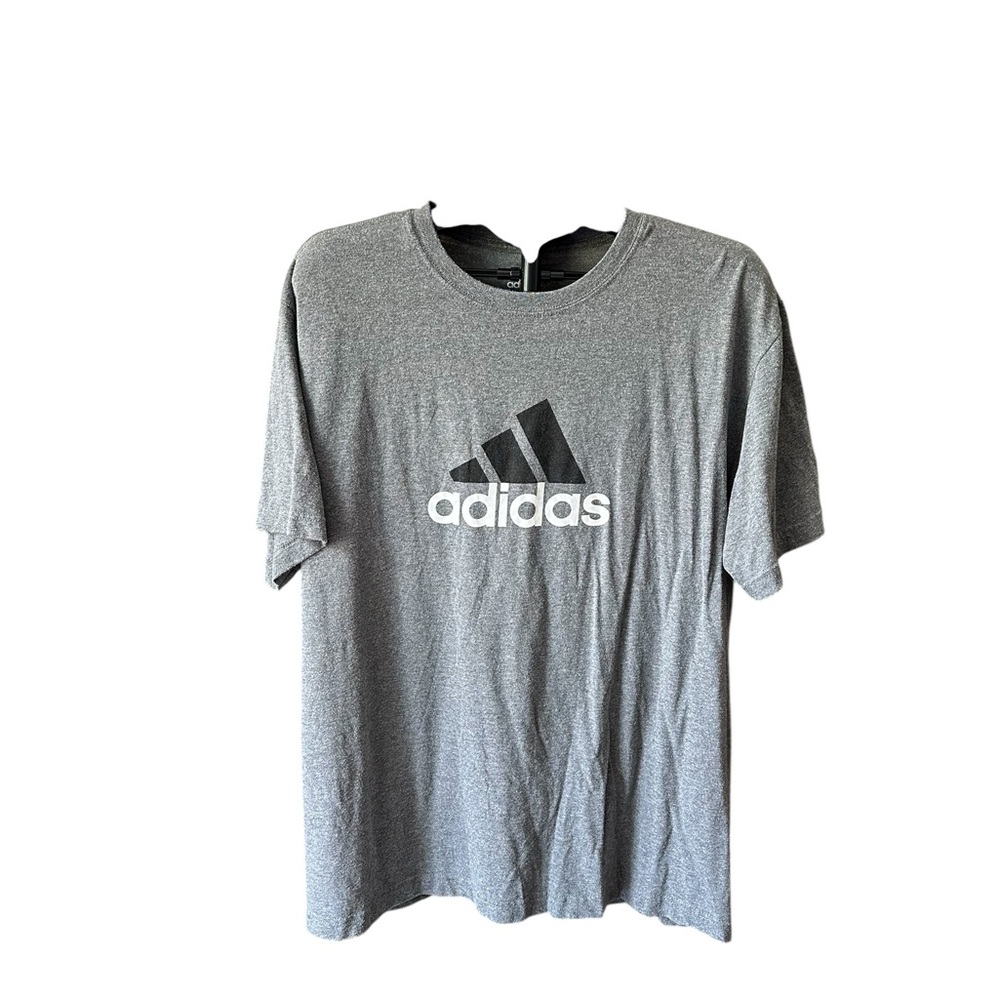 Adidas Men's Gray Short Sleeve Tee